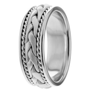 Braided Wedding Band HM7008